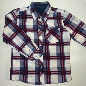 Modern Plaid Boys Flannel